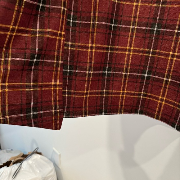 ZARA Plaid Oversized Tunic Top - Picture 3 of 7
